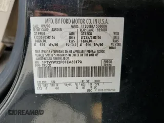 2001 Ford F-350 XL with VIN 1FTWW32F01EA68170, listed as a Copart auction lot 53516435 with 302,516 mi miles and Salvage title. Bid and sale history available at DreamBid. Image 13.