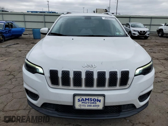 2020 Jeep Cherokee Latitude with VIN 1C4PJMCB7LD651493, listed as a Copart auction lot 45243695 with 80,297 mi miles and Salvage title. Bid and sale history available at DreamBid. Image 5.