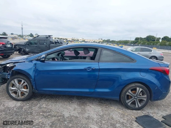 2014 Hyundai Elantra Coupe with VIN KMHDH6AH2EU027892, listed as a IAAI auction lot 41416425 with 120,098 mi miles. Bid and sale history available at carsss.com. Image 15.