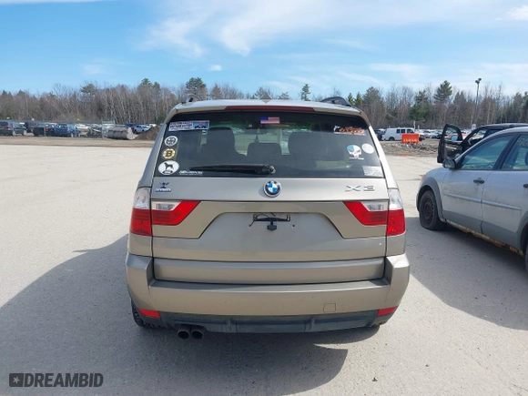 2007 BMW X3 3.0si with VIN WBXPC93467WF10021, listed as a IAAI auction lot 42009265 with 163,422 mi miles. Bid and sale history available at carsss.com. Image 15.