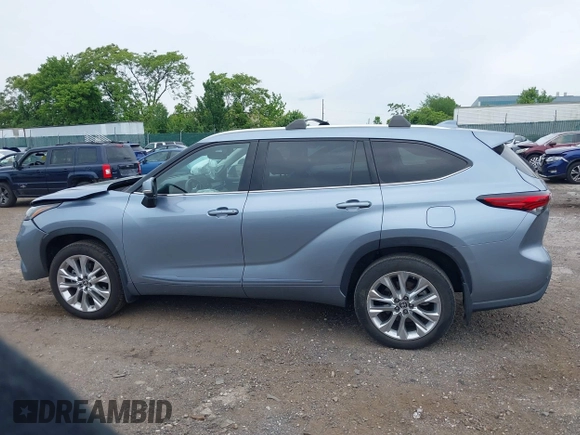 2023 Toyota Highlander L with VIN 5TDKDRBH7PS014618, listed as a IAAI auction lot 42363989 with 39,142 mi miles and . Bid and sale history available at DreamBid. Image 15.
