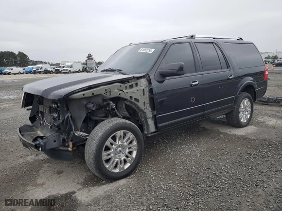 2014 Ford Expedition EL Limited with VIN 1FMJK1K56EEF59832, listed as a Copart auction lot 81092254 with 93,429 mi miles and Salvage Title. Bid and sale history available at carsss.com. Image 1.