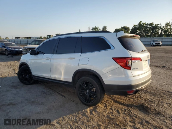 2021 Honda Pilot Special Edition with VIN 5FNYF5H29MB044977, listed as a Copart auction lot 59987795 with 68,561 mi miles and Salvage title. Bid and sale history available at DreamBid. Image 2.
