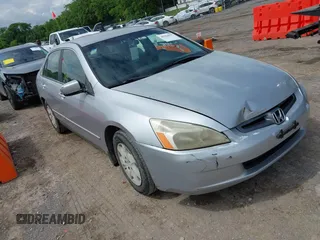 2003 Honda Accord LX z VIN JHMCM56383C005707, wystawiony jako IAAI lot #42264937 z przebiegiem 297 192 mil mil oraz . Historia ofert i sprzedaży dostępna na DreamBid. Obrazek 1.