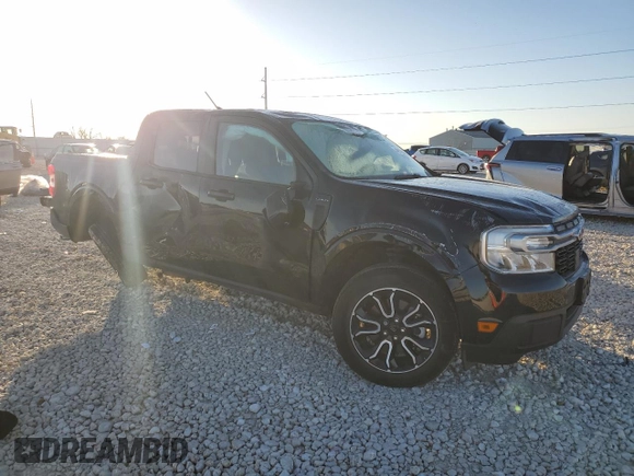 2024 Ford Maverick LARIAT with VIN 3FTTW8M35RRA23978, listed as a Copart auction lot 48128885 with 25,179 mi miles and Salvage Title. Bid and sale history available at carsss.com. Image 4.