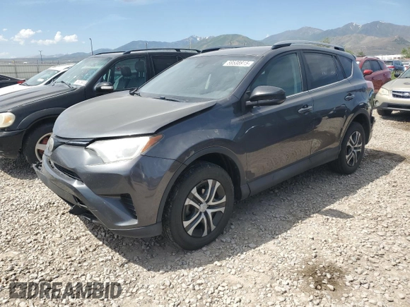 2017 Toyota RAV4 LE with VIN 2T3BFREV4HW592199, listed as a Copart auction lot 58538915 with 137,964 mi miles and Salvage title. Bid and sale history available at DreamBid. Image 1.