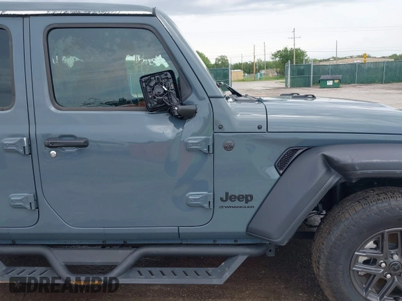 2024 Jeep Wrangler Sport S with VIN 1C4PJXDG4RW353640, listed as a IAAI auction lot 42152688 with Not provided miles and . Bid and sale history available at DreamBid. Image 6.