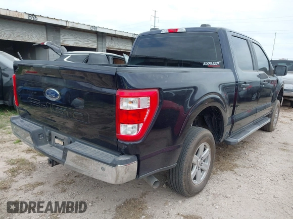 2021 Ford F-150 XL with VIN 1FTEW1CP4MFB99785, listed as a IAAI auction lot 41957599 with 39,307 mi miles and . Bid and sale history available at DreamBid. Image 4.