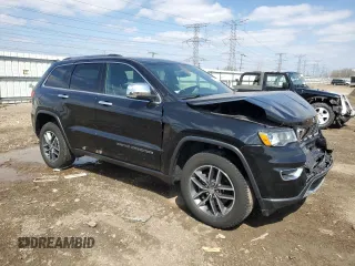2018 Jeep Grand Cherokee Limited with VIN 1C4RJFBG0JC363271, listed as a Copart auction lot 52819605 with 77,576 mi miles and Salvage Title. Bid and sale history available at DreamBid. Image 4.