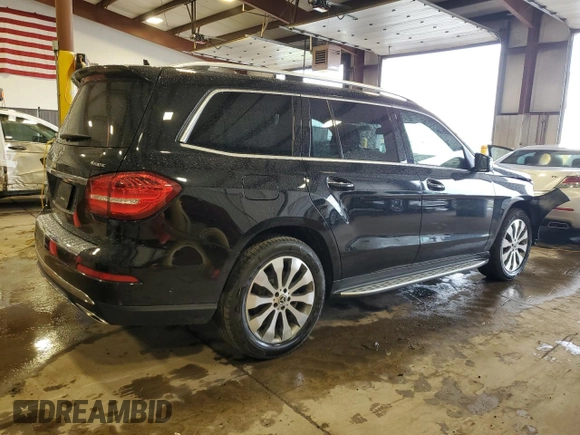 2018 Mercedes-Benz GLS 450 z VIN 4JGDF6EE8JB146722, wystawiony jako Copart lot #58558275 z przebiegiem 64 942 mil mil oraz Szkoda całkowita • Salvage title. Historia ofert i sprzedaży dostępna na DreamBid. Obrazek 3.