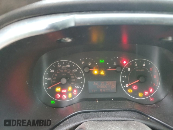 2019 Ram ProMaster City Cargo Tradesman z VIN ZFBHRFAB8K6M89620, wystawiony jako Copart lot #57608645 z przebiegiem 105 865 mil mil oraz Szkoda całkowita • Salvage title. Historia ofert i sprzedaży dostępna na DreamBid. Obrazek 9.