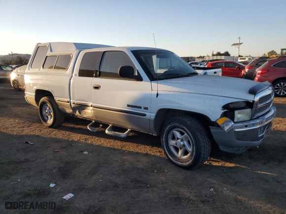 1999 Dodge Ram 1500 with VIN 3B7HC13Z5XM535312, listed as a Copart auction lot 42908595 with 100,655 mi miles and Salvage Title. Bid and sale history available at carsss.com. Image 4.