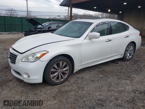 2012 Infiniti M37 with VIN JN1BY1AR6CM392969, listed as a IAAI auction lot 42021761 with 213,718 mi miles. Bid and sale history available at carsss.com. Image 17.