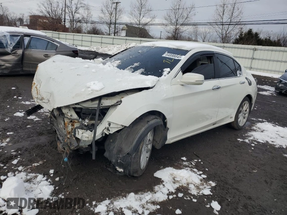 2014 Honda Accord Touring z VIN 1HGCR2F91EA800054, wystawiony jako Copart lot #44898045 z przebiegiem Nie podano mil oraz Szkoda całkowita • Salvage title. Historia ofert i sprzedaży dostępna na DreamBid. Obrazek 1.