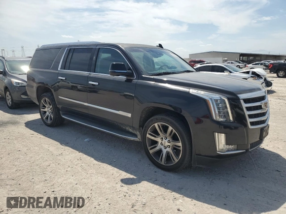 2015 Cadillac Escalade ESV Luxury with VIN 1GYS3SKJ5FR748369, listed as a Copart auction lot 53286005 with 165,431 mi miles and Clean title. Bid and sale history available at DreamBid. Image 4.
