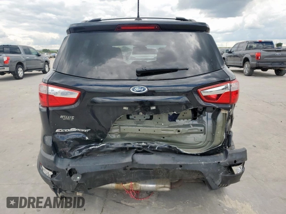 2019 Ford EcoSport SE with VIN MAJ6S3GL0KC259858, listed as a Copart auction lot 56474165 with 56,903 mi miles and Salvage Title. Bid and sale history available at DreamBid. Image 6.