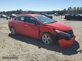 2016 Chevrolet Cruze Premier with VIN 1G1BG5SM9G7284417, listed as a Copart auction lot 50219775 with 65,282 mi miles and Salvage Title. Bid and sale history available at carsss.com. Image 4.