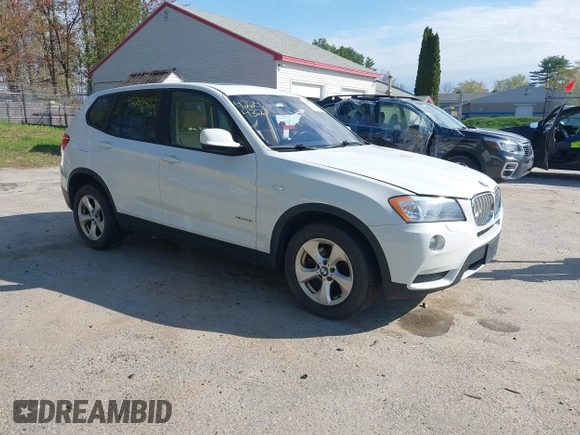 2011 BMW X3 28i with VIN 5UXWX5C51BL710972, listed as a IAAI auction lot 42244322 with 129,652 mi miles and . Bid and sale history available at DreamBid. Image 1.