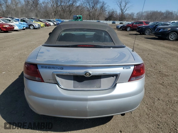 2005 Chrysler Sebring GTC with VIN 1C3EL75R85N618422, listed as a Copart auction lot 48548755 with 111,681 mi miles and Salvage Title. Bid and sale history available at DreamBid. Image 6.