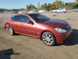 2007 Infiniti M x with VIN JNKAY01F67M453489, listed as a Copart auction lot 74777194 with 148,624 mi miles and Salvage Title. Bid and sale history available at DreamBid. Image 4.