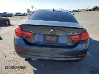 2015 BMW 4 Series 428i with VIN WBA3N7C54FK222324, listed as a Copart auction lot 57644345 with 114,696 mi miles and Salvage title. Bid and sale history available at DreamBid. Image 6.