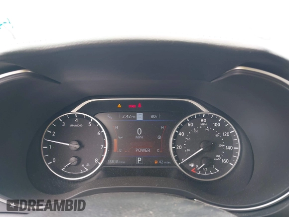 2022 Nissan Maxima SV with VIN 1N4AA6CV2NC504895, listed as a IAAI auction lot 42304681 with 35,818 mi miles and . Bid and sale history available at DreamBid. Image 7.