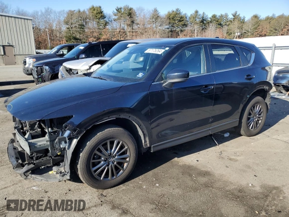 2021 Mazda CX-5 Touring with VIN JM3KFBCM1M1370592, listed as a Copart auction lot 87175264 with 81,193 mi miles and Salvage Title. Bid and sale history available at carsss.com. Image 1.