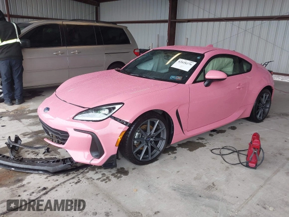 2024 Subaru BRZ Limited with VIN JF1ZDBE10R8701179, listed as a IAAI auction lot 42028276 with 7,378 mi miles. Bid and sale history available at carsss.com. Image 2.