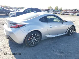 2023 Toyota GR86 with VIN JF1ZNBB16P9757703, listed as a Copart auction lot 73551444 with 17,676 mi miles and Salvage Title. Bid and sale history available at carsss.com. Image 3.