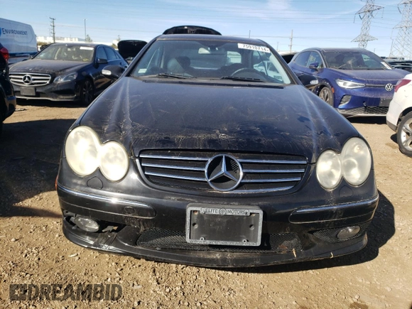 2005 Mercedes-Benz CLK 500 z VIN WDBTJ75J55F122201, wystawiony jako Copart lot #75910714 z przebiegiem 122 599 mil mil oraz Czysty tytuł • Clean title. Historia ofert i sprzedaży dostępna na DreamBid. Obrazek 5.