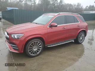 2020 Mercedes-Benz GLE 350 with VIN 4JGFB4JB0LA147327, listed as a Copart auction lot 48785455 with 139,826 mi miles and Salvage title. Bid and sale history available at DreamBid. Image 1.