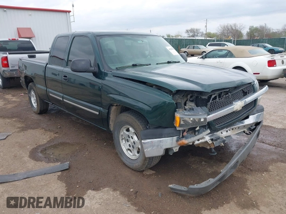 2004 Chevrolet Silverado 1500 Work Truck with VIN 2GCEC19T941193338, listed as a IAAI auction lot 41904989 with 147,616 mi miles. Bid and sale history available at carsss.com. Image 1.