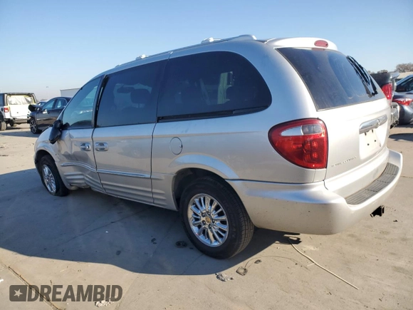 2001 Chrysler Town & Country Limited with VIN 2C8GP64L61R274410, listed as a Copart auction lot 83494004 with 164,347 mi miles and Salvage Title. Bid and sale history available at carsss.com. Image 2.
