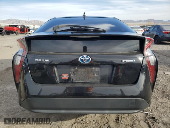 2016 Toyota Prius Two with VIN JTDKBRFUXG3008875, listed as a Copart auction lot 48719405 with 144,342 mi miles and Salvage Title. Bid and sale history available at DreamBid. Image 6.