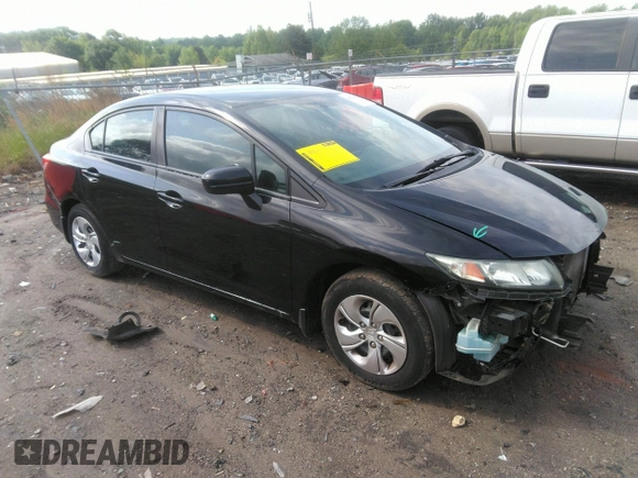 2015 Honda Civic LX with VIN 2HGFB2F54FH549385, listed as a IAAI auction lot 42123750 with 132,500 mi miles and . Bid and sale history available at DreamBid. Image 1.