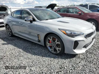 2020 Kia Stinger GT1 with VIN KNAE45LC2L6073852, listed as a Copart auction lot 73830204 with Not Provided miles and Salvage Title. Bid and sale history available at DreamBid. Image 4.