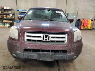 2007 Honda Pilot EX-L with VIN 5FNYF28667B035000, listed as a Copart auction lot 46336485 with 206,341 mi miles and Salvage Title. Bid and sale history available at carsss.com. Image 5.