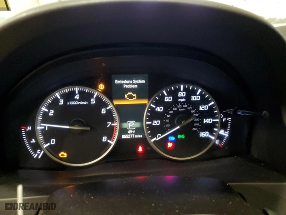 2018 Acura RDX w/Advance Pkg with VIN 5J8TB4H70JL016801, listed as a Copart auction lot 86307244 with 55,277 mi miles and Salvage Title. Bid and sale history available at carsss.com. Image 9.