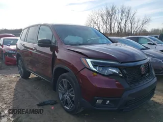 2021 Honda Passport EX-L with VIN 5FNYF8H54MB006522, listed as a IAAI auction lot 41820848 with 18,030 mi miles and . Bid and sale history available at DreamBid. Image 1.