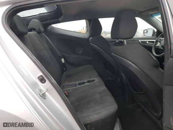 2013 Hyundai Veloster w/Black Int with VIN KMHTC6AD0DU096148, listed as a Copart auction lot 46505715 with 105,168 mi miles and Salvage Title. Bid and sale history available at carsss.com. Image 10.