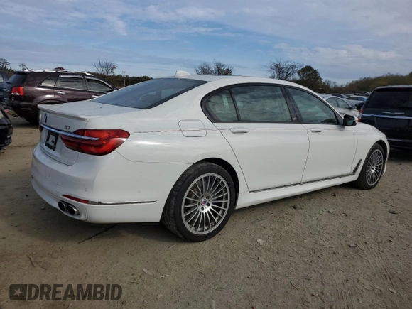 2018 BMW 7 Series ALPINA B7 xDrive with VIN WBA7F2C53JG856267, listed as a Copart auction lot 78383124 with 54,388 mi miles and Salvage Title. Bid and sale history available at carsss.com. Image 3.