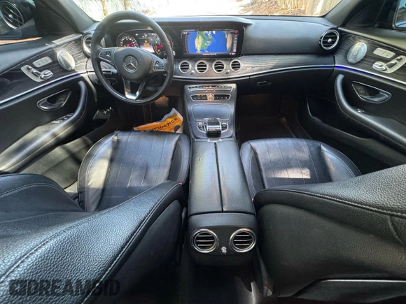 2018 Mercedes-Benz E with VIN WDDZF4KB1JA363906, listed as a Copart auction lot 55195515 with 141,675 mi miles and Clean Title. Bid and sale history available at carsss.com. Image 9.
