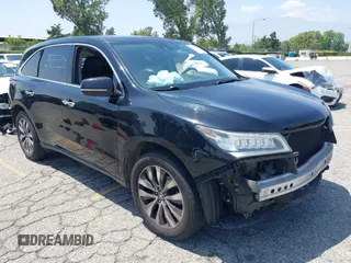 2015 Acura MDX Technology z VIN 5FRYD3H47FB011490, wystawiony jako IAAI lot #42432949 z przebiegiem 115 298 mil mil oraz . Historia ofert i sprzedaży dostępna na DreamBid. Obrazek 1.