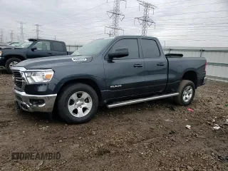 2021 Ram 1500 Big Horn with VIN 1C6SRFBT4MN622318, listed as a Copart auction lot 86769444 with 12,648 mi miles and Salvage Title. Bid and sale history available at carsss.com. Image 10.