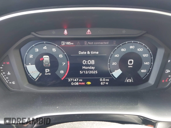 2021 Audi Q3 S line Premium with VIN WA1DECF39M1102591, listed as a IAAI auction lot 42232027 with 37,147 mi miles and . Bid and sale history available at DreamBid. Image 7.