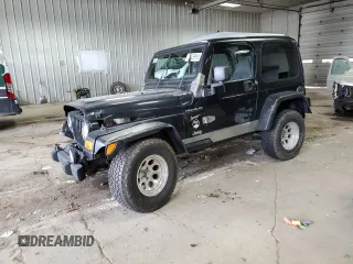 2002 Jeep Wrangler Sport z VIN 1J4FA49S62P713475, wystawiony jako Copart lot #59299965 z przebiegiem 114 654 mil mil oraz Nie do naprawy • Non repairable. Historia ofert i sprzedaży dostępna na DreamBid. Obrazek 1.