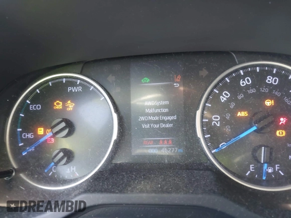 2019 Toyota RAV4 Hybrid LE with VIN JTMLWRFV1KD501638, listed as a IAAI auction lot 42590717 with 46,277 mi miles and . Bid and sale history available at DreamBid. Image 7.