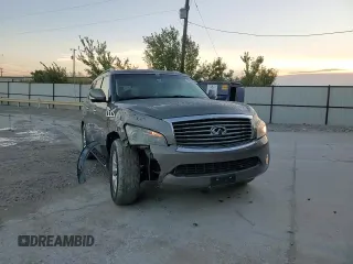 2013 Infiniti QX56 with VIN JN8AZ2NE5D9042275, listed as a Copart auction lot 78500824 with 210,346 mi miles and Salvage Title. Bid and sale history available at carsss.com. Image 12.