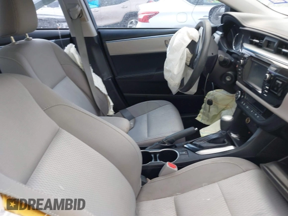 2016 Toyota Corolla L with VIN 2T1BURHE2GC575444, listed as a IAAI auction lot 41744265 with 87,834 mi miles and . Bid and sale history available at DreamBid. Image 5.