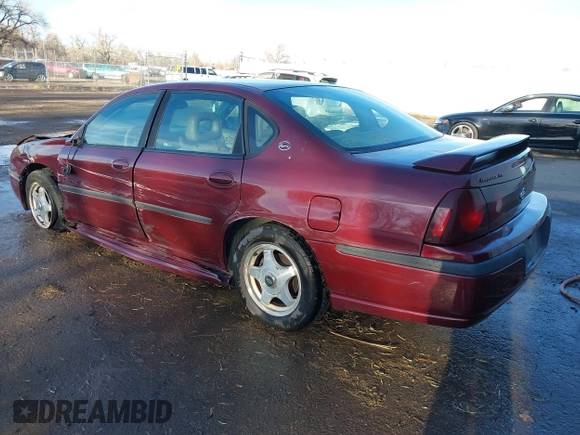 2000 Chevrolet Impala LS z VIN 2G1WH55K2Y9362366, wystawiony jako IAAI lot #41151201 z przebiegiem 191 591 mil mil oraz . Historia ofert i sprzedaży dostępna na DreamBid. Obrazek 3.